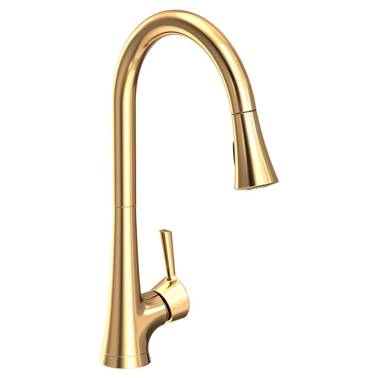 Kitchen Faucet Vespera 1 Lever ADA Matte White Pull Down Spout Height 10 Inch 1.8 Gallons per Minute - Frankwebs