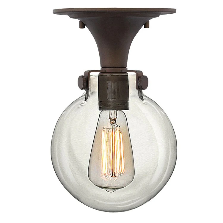 Congress Single-Light Flush Mount Ceiling Light - Frankwebs