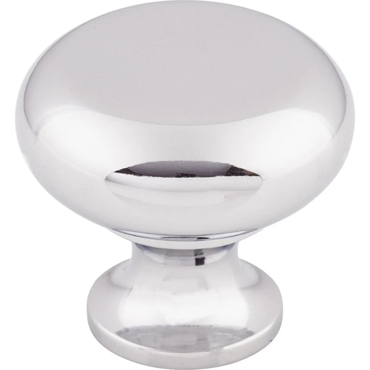 Knob Somerset II Flat Faced Round for Decorative Hardware Polished Brass Zinc Alloy 1-1/4 Inch 1-1/8 Inch - Frankwebs