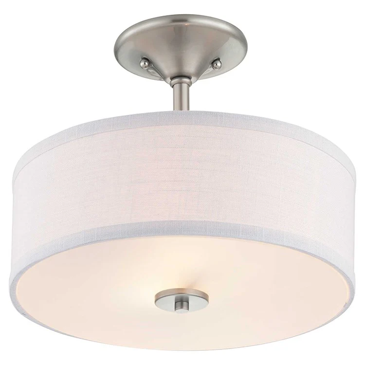 Inspire Two-Light Semi-Flush Mount Ceiling Fixture - Frankwebs
