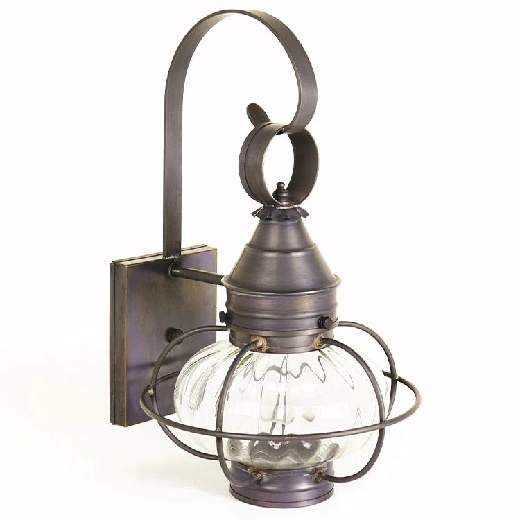 Caged Onion Single-Light Medium Outdoor Wall Lantern - Frankwebs