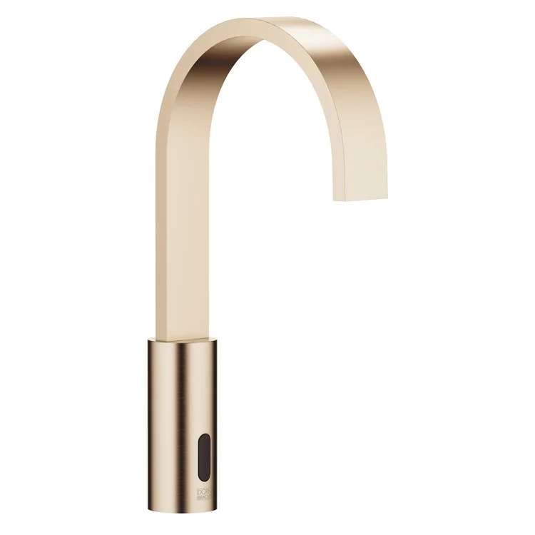 Lavatory Faucet MEM Touchfree Brushed Champagne 1.2 Gallons per Minute Less Drain 1 Hole Infrared Sensor - Frankwebs