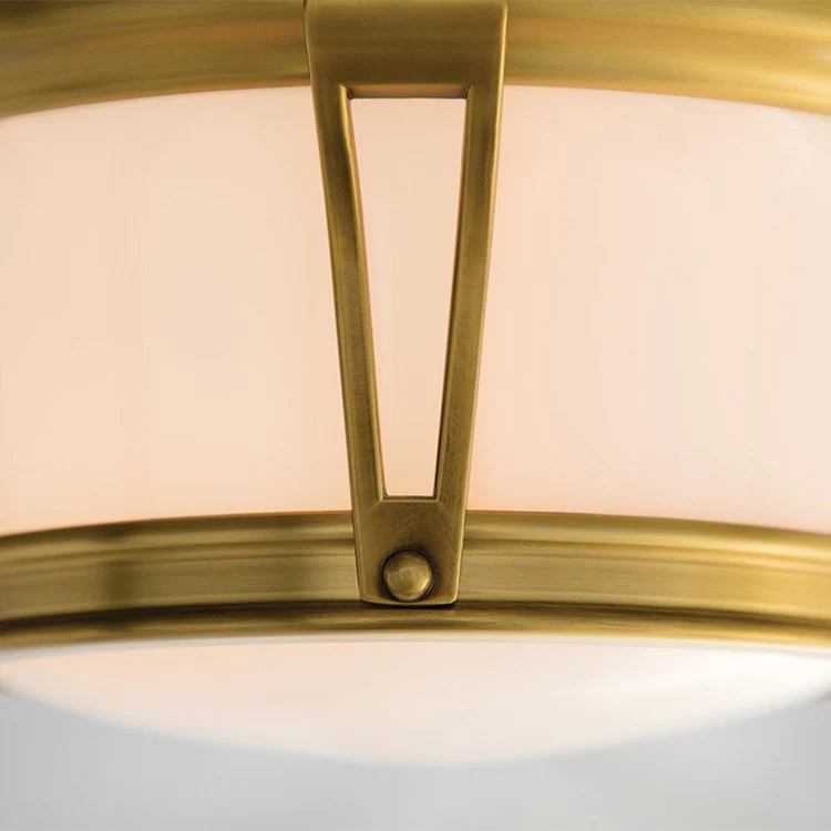 Newport Three-Light Flush Mount Ceiling Fixture - Frankwebs