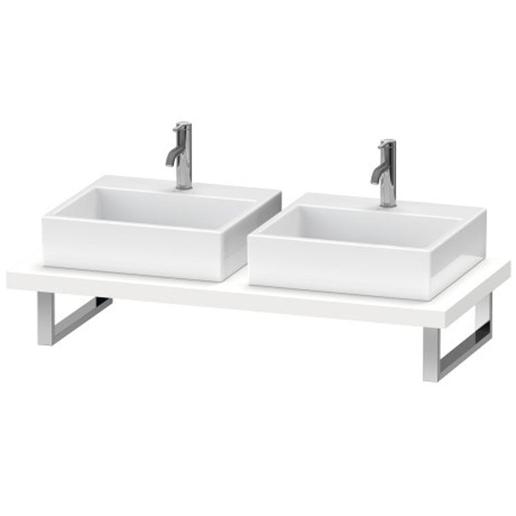 Lavatory Console L-Cube Linen Double Basin 31-1/2 x 21-5/8 Inch 1-3/4 Inch - Frankwebs