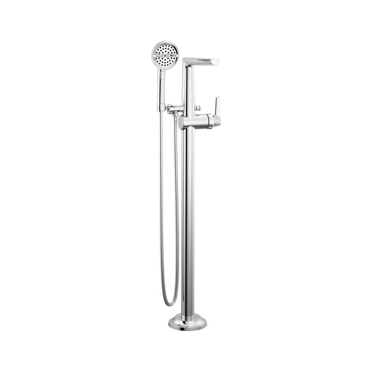 Tub Filler Galeon Freestanding Lumicoat Stainless 40-4/9 Inch - Frankwebs