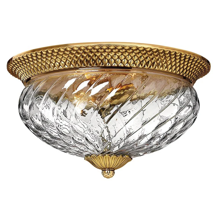 Plantation Three-Light Flush Mount Ceiling Light - Frankwebs