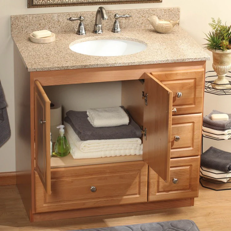 Simplicity 36IN Four Drawer Vanity Cabinet Only - Frankwebs
