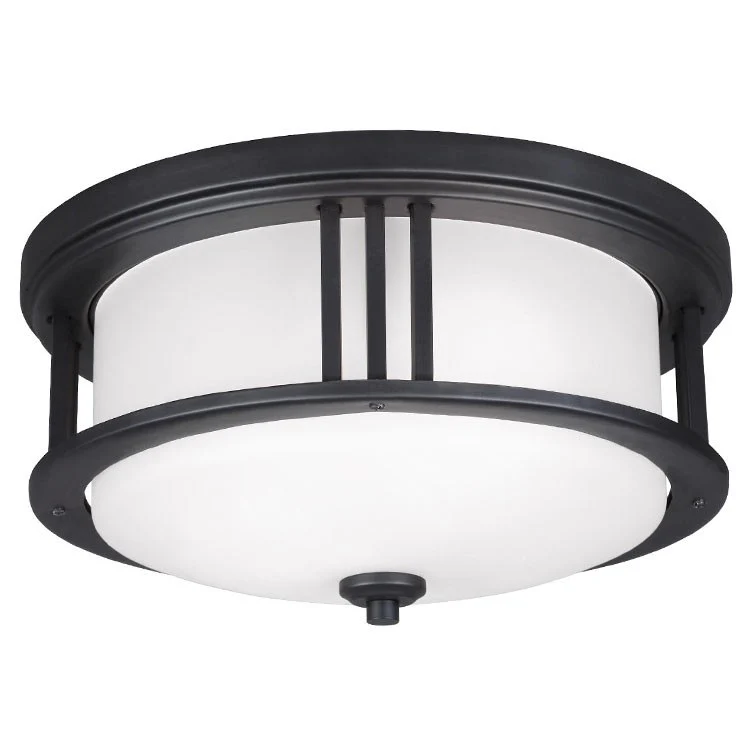 Crowell Two-Light LED Outdoor Flush Mount Ceiling Fixture - Frankwebs