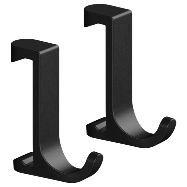 Towel Hook WallStoris Double Matte White 1-1/3 Inch Wall Mount Plastic - Frankwebs