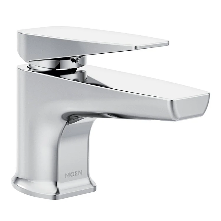 Via Single Handle Low Profile Bathroom Faucet with Drain - Frankwebs