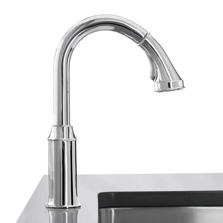 Talis C Single Handle Pull Down Prep Faucet with Dual Spray - Frankwebs