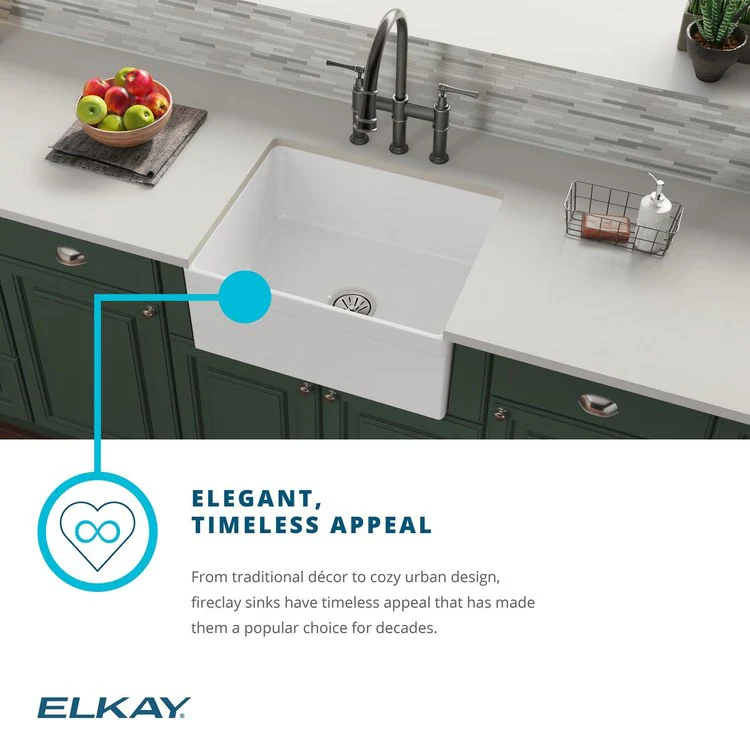 Sink Kit Fireclay Farmhouse Sink Kit 24.5 x 20 Inch Single Bowl White Bottom Grid Drain and Cleaning Kit - Frankwebs