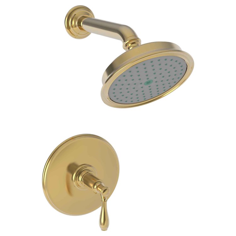 Ithaca Pressure Balance Shower Trim with Lever Handle - Polished Brass Uncoated - Frankwebs