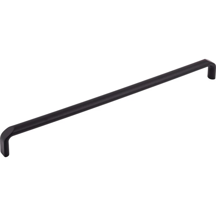 Pull Devon Exeter D Handle Flat Black Zinc Alloy 12 Inch - Frankwebs