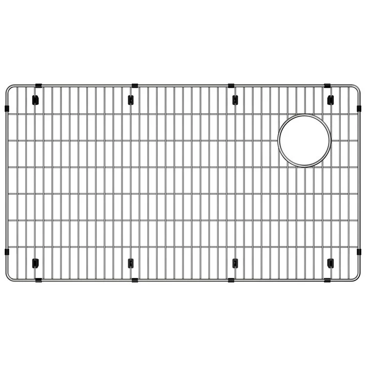 Sink Grid Crosstown Bottom Grid 29.5 x 16.5 Inch Polished Stainless Steel - Frankwebs