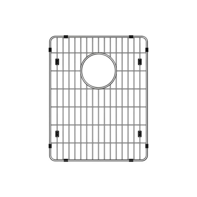 Sink Grid Crosstown Bottom Grid 12 x 15.5 Inch Polished Stainless Steel - Frankwebs