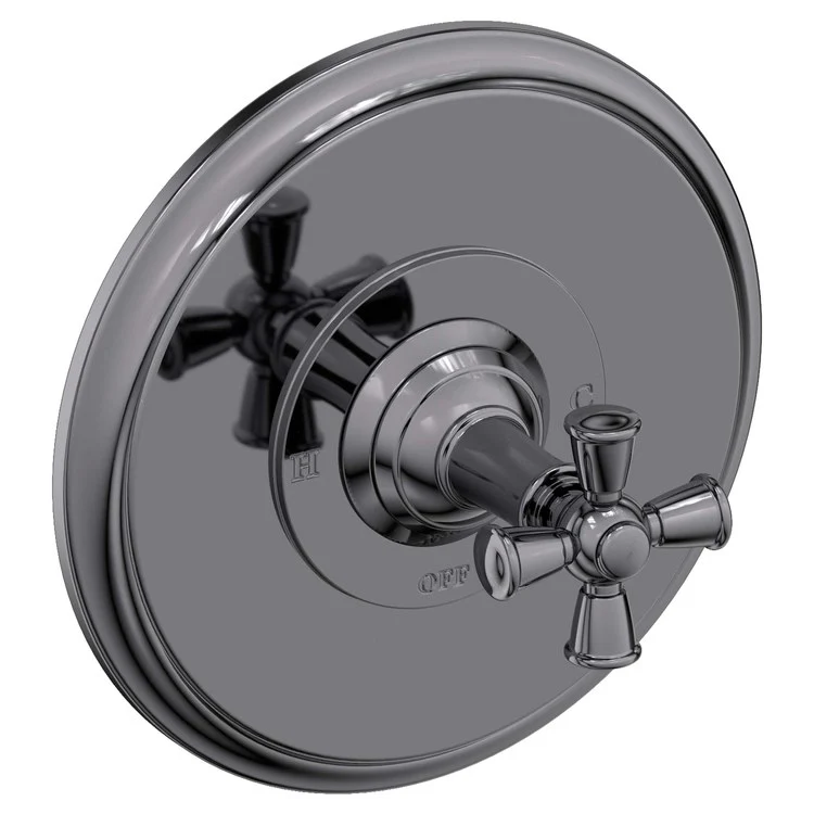 Pressure Balance Valve Trim Aylesbury Round 1 Cross Antique Copper ADA Depth 4 Inch - Frankwebs