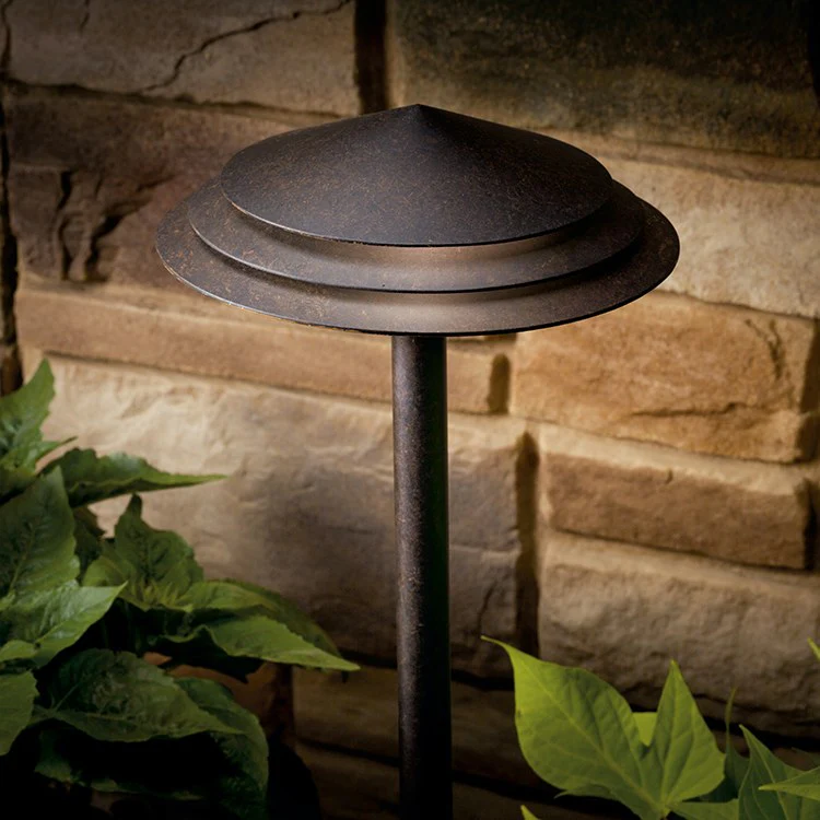 Round Tiered 3000K LED Path Light - Frankwebs