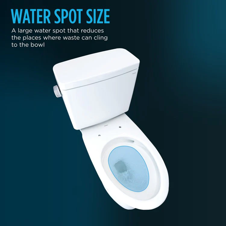 Toilet Drake 2 Pieces Universal Height Cotton Elongated ADA 30-1/8 Inch 1.28 Gallons per Flush 10 Inch Rough Left Hand Chrome Less Seat - Frankwebs