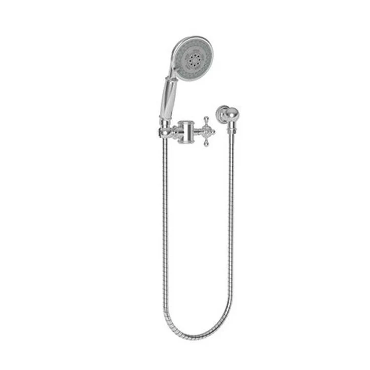 Shower Slider Kit Chesterfield Cross Handle Midnight Chrome 1.8 Gallons per Minute 1/2
