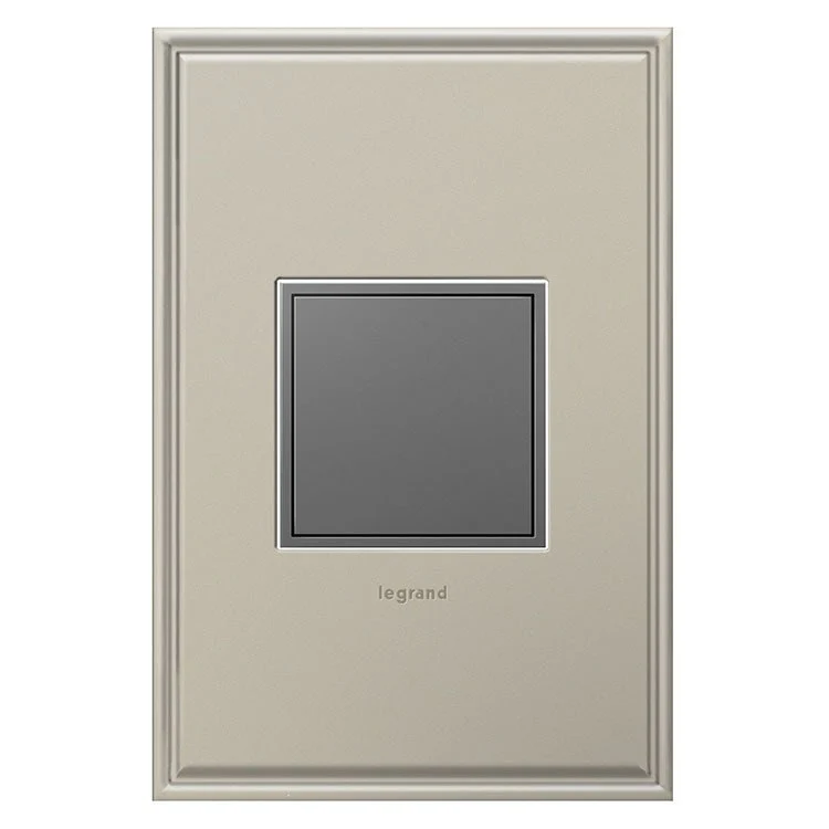 Receptacle adorne 1-Gang Pop-Out 15 Amps Magnesium - Frankwebs