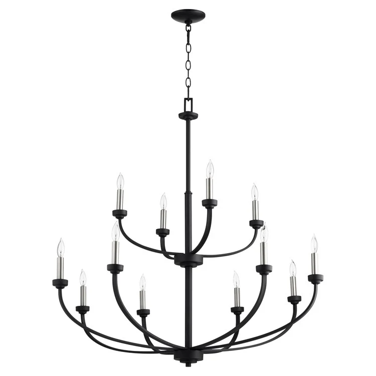 Reyes Twelve-Light Two-Tier Chandelier - Frankwebs