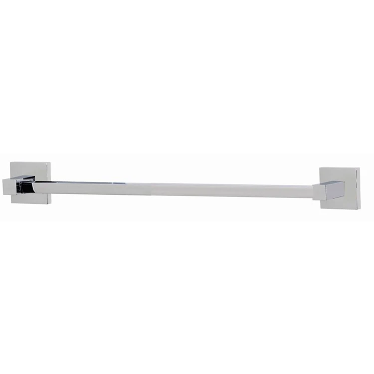 Towel Bar Contemporary II Bath 18 Inch Polished Nickel Brass 2-1/4 Inch - Frankwebs