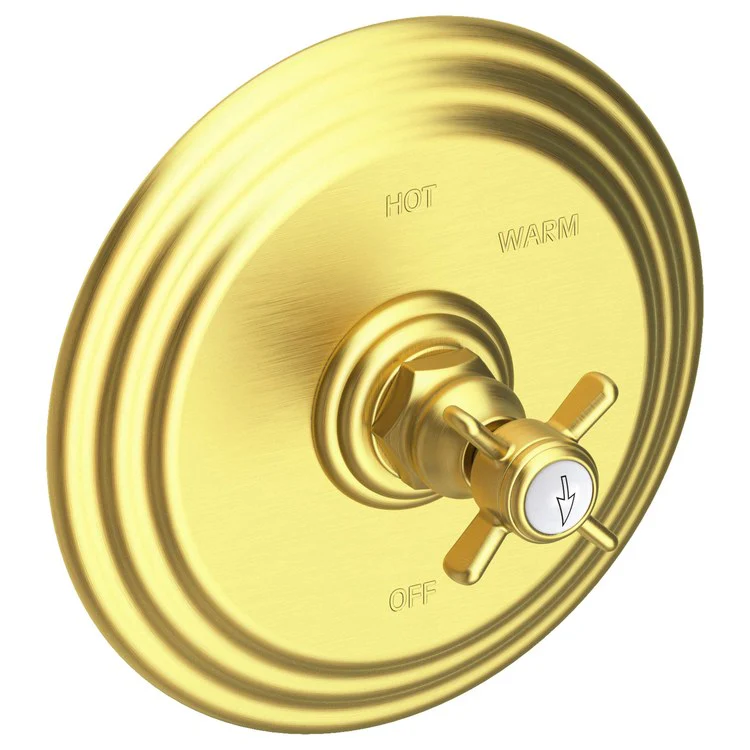 Pressure Balance Valve Trim Fairfield Round 1 Cross English Bronze ADA Depth 3-4/5 Inch - Frankwebs