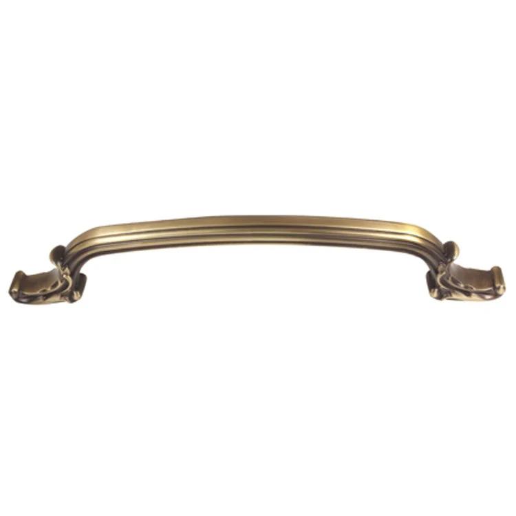 Pull Ornate Oversized Satin Nickel Brass 8 Inch 10-1/8 Inch 1-3/4 Inch - Frankwebs