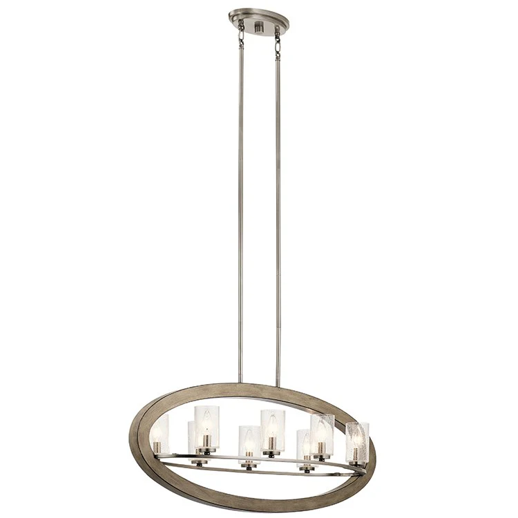 Grand Bank Eight-Light Linear Chandelier - Frankwebs