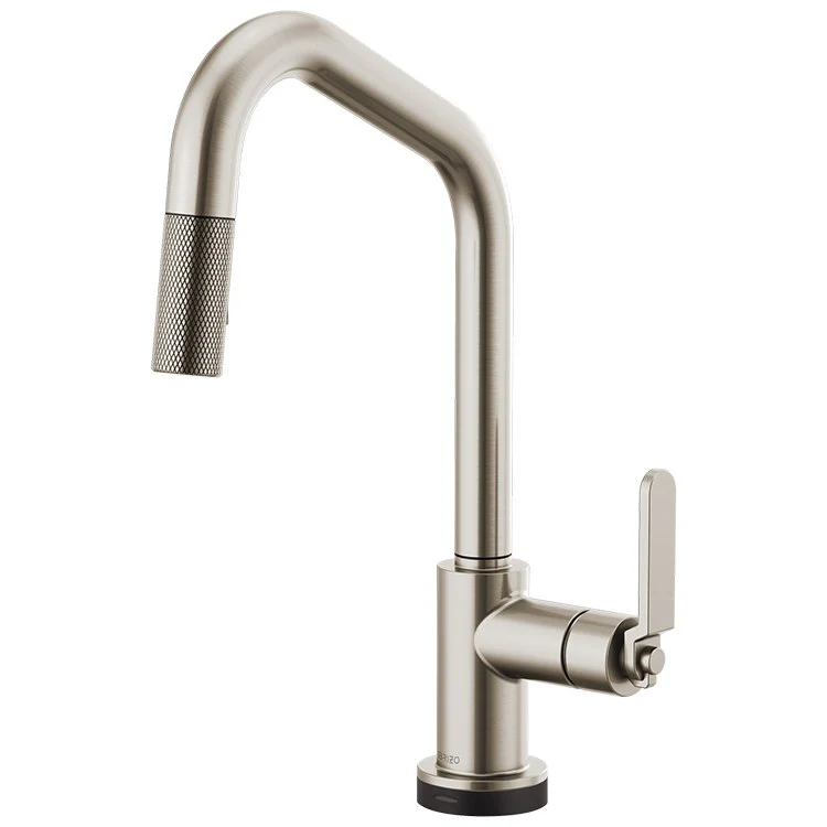 Litze Single Handle SmartTouch Pull Down Faucet with Angled Spout/Industrial Handle - Frankwebs