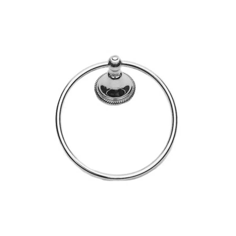 Towel Ring Amisa 7 Inch Closed Satin Gold PVD Brass 3-1/4 Inch - Frankwebs
