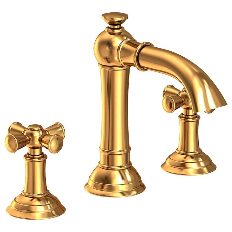 Lavatory Faucet Aylesbury Widespread 8 to 20 Inch Spread 2 Cross ADA Antique Copper 1.2 Gallons per Minute Brass Spout Height 4-3/16 Inch - Frankwebs
