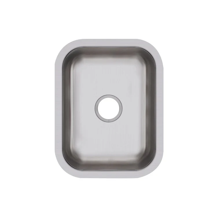 Kitchen Sink Dayton 16 x 20.5 Inch Single Bowl Soft Satin Undermount - Frankwebs