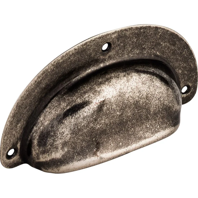 Pull Tuscany Mayfair Cup Pewter Antique Brass 3-3/4 x 1-3/4 x 7/8 Inch - Frankwebs