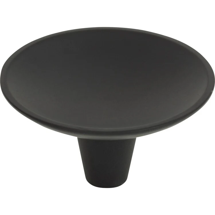 Knob Atlas Dap Round Matte Black Zinc Alloy 2 Inch - Frankwebs