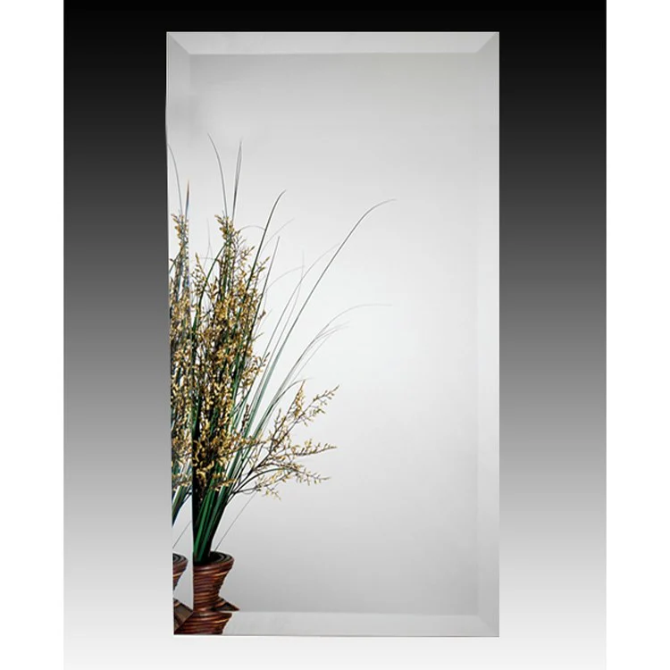 Cabinet 15 x 35 Inch 1 Doors Mirror Stainless Steel/Glass 1 Inch Beveled Angle - Frankwebs