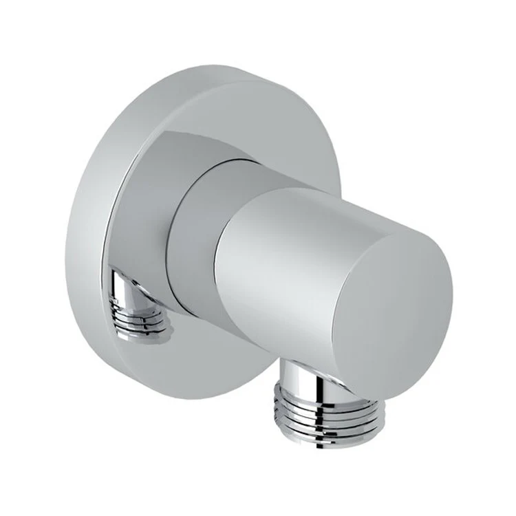 Handshower Elbow Brass Polished Chrome 1/2IN Female NPT Inlet 1/2IN Male Outlet 2-3/8 Inch - Frankwebs