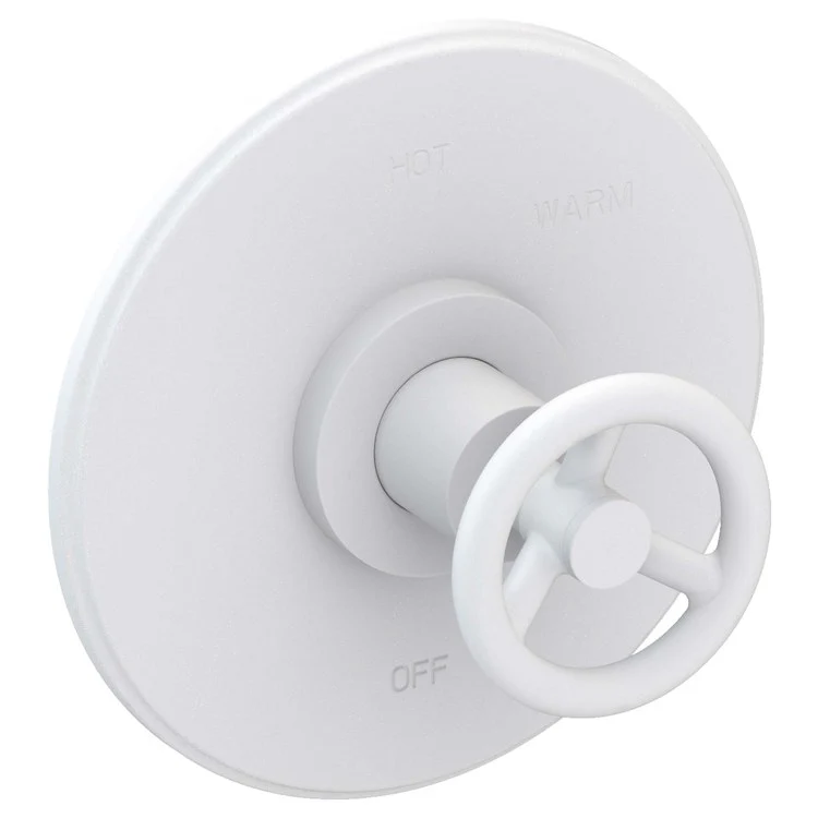 Pressure Balance Valve Trim Slater Round 1 Wheel Antique Brass Depth 3-3/7 Inch - Frankwebs