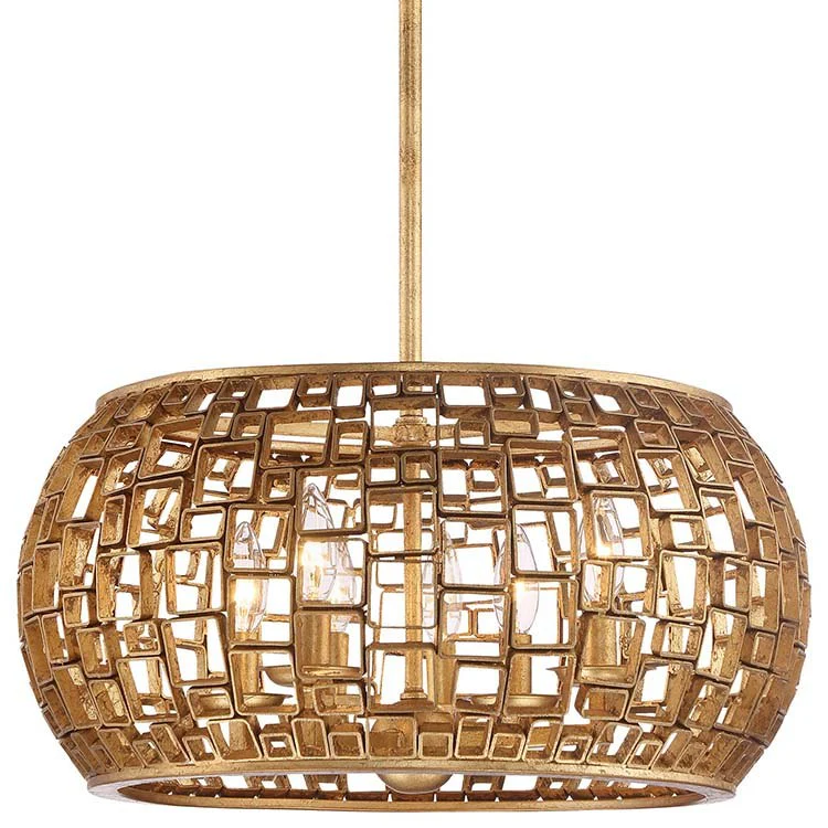 Abbondanza Six-Light Convertible Semi-Flush Mount Ceiling Fixture/Pendant - Frankwebs