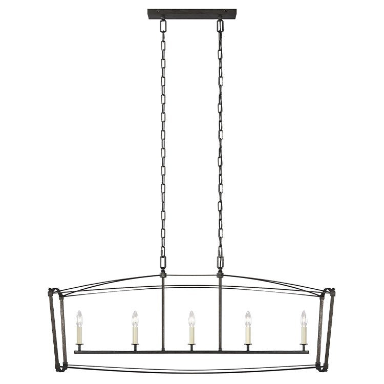 Thayer Five-Light Linear Chandelier - Frankwebs