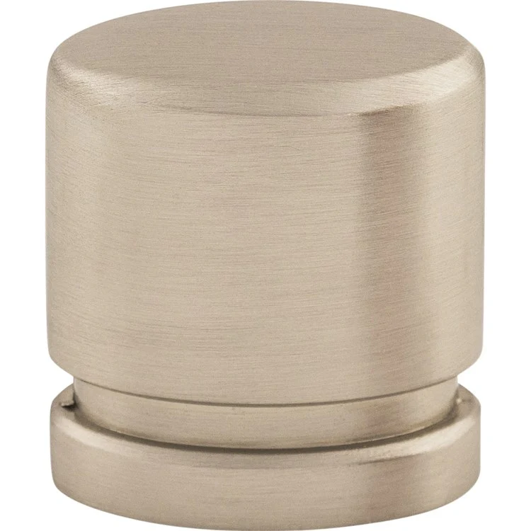 Knob Sanctuary Oval Flat Black Zinc Alloy 1 Inch - Frankwebs