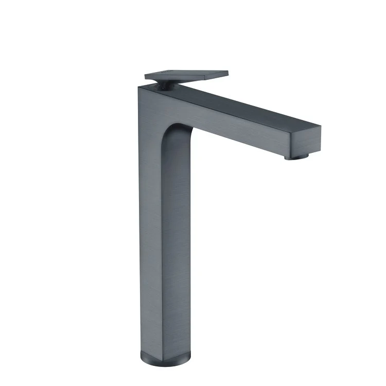 Lavatory Faucet Citterio 1 Lever ADA Brushed Black Chrome 1.2 Gallons per Minute Rigid Less Drain 1 Hole 11 Inch - Frankwebs