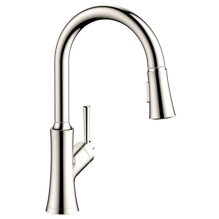 Joleena Single Handle High-Arc Pull Down Kitchen Faucet, 1.75 GPM - Frankwebs