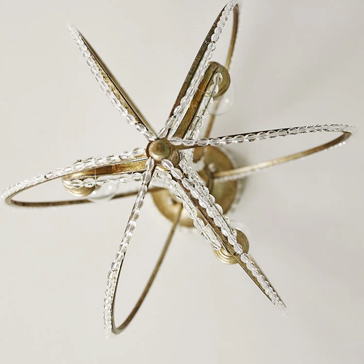 Garland Three-Light Semi-Flush Mount Ceiling Fixture - Frankwebs