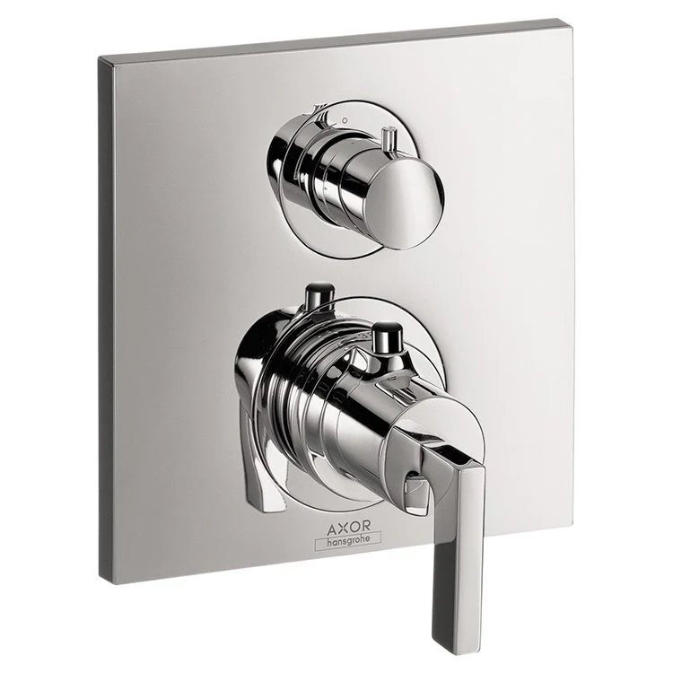 AXOR Citterio Thermostatic Valve Trim with Volume Control/Diverter/Lever Handle - Frankwebs