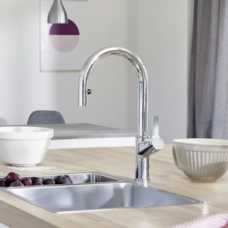 Kitchen Faucet Urbena 1 Lever CALGreen Chrome 1.5 Gallons per Minute - Frankwebs