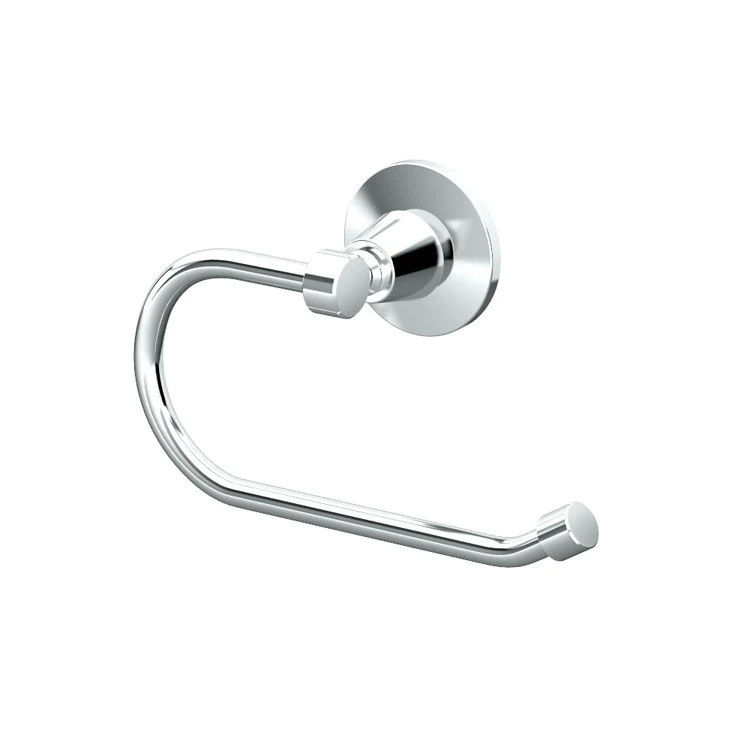 Toilet Paper Holder Max Hanging Single Hook Chrome Metal Wall Mount - Frankwebs