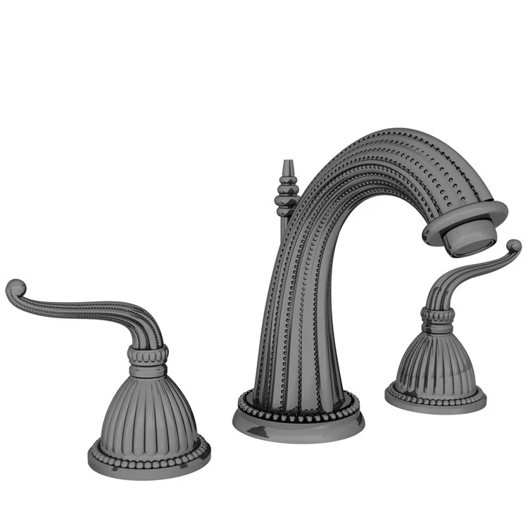 Lavatory Faucet Alexandria Widespread 8 to 20 Inch Spread 2 Lever ADA Antique Brass 1.2 Gallons per Minute Brass Spout Height 4-11/16 Inch - Frankwebs