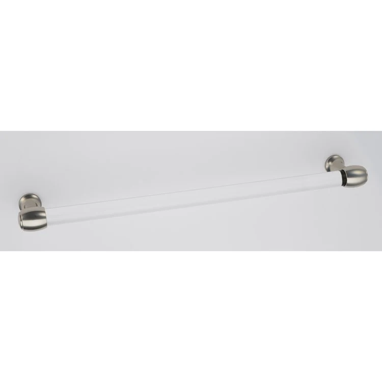 Pull Royale Acrylic Polished Nickel Brass 12 Inch 13-1/8 Inch 2-7/8 Inch - Frankwebs